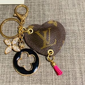 Handmade charm made with Authentic Louis Vuitton